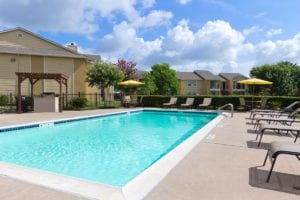 Pool at College View Apartments